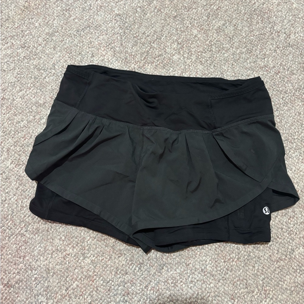 Lululemon Black Shorts with Spandex
